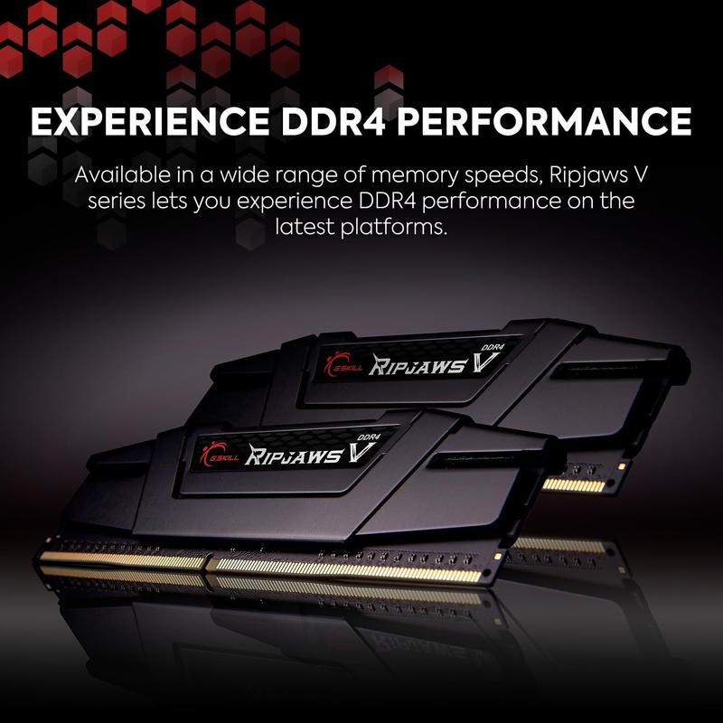 RAM G.SKILL Ripjaws Série V (XMP) DDR4 16 GB (2x8 GB) 3200 MHz
